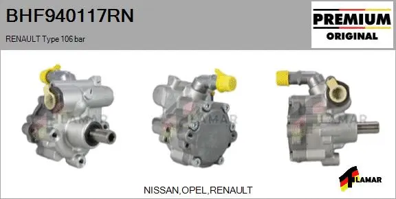 Hydraulic Pump, steering (BHF940117RN)