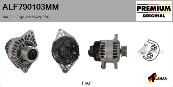 Alternator (ALF790103MM)
