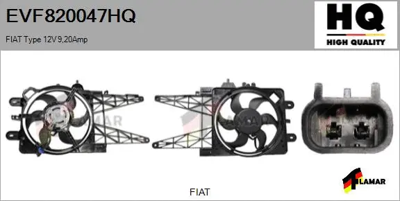 Electric Motor, radiator fan (EVF820047HQ)
