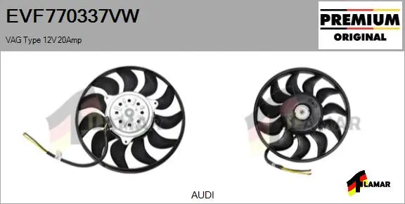 Fan, engine cooling (EVF770337VW)