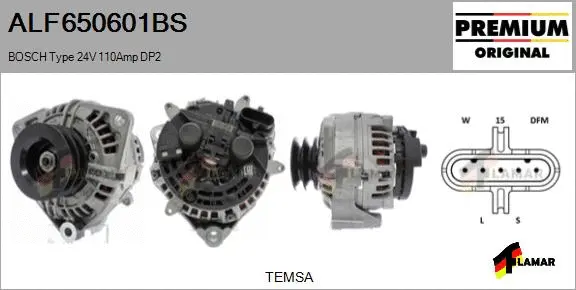 Alternator (ALF650601BS)