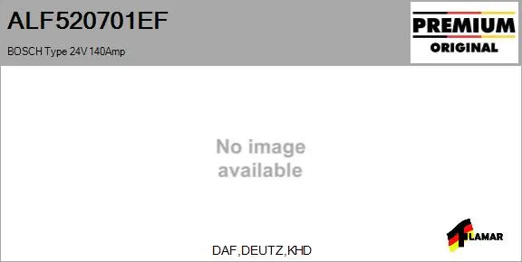 Alternator (ALF520701EF)