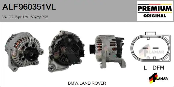 Alternator (ALF960351VL)