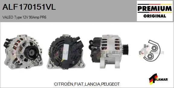 Alternator (ALF170151VL)