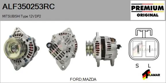 Alternator (ALF350253RC)