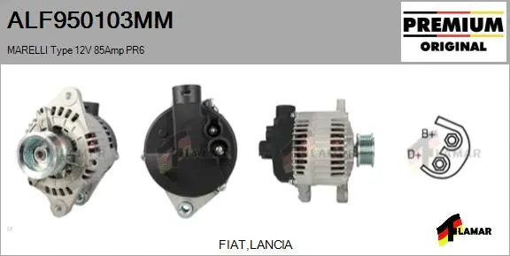 Alternator (ALF950103MM)