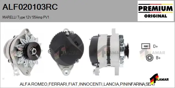 Alternator (ALF020103RC)