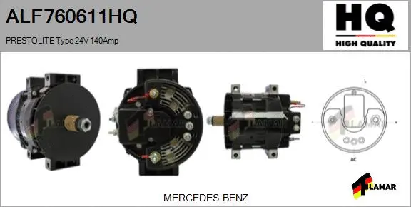 Alternator (ALF760611HQ)