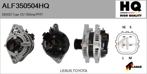 Alternator (ALF350504HQ)