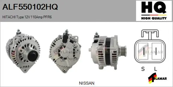 Alternator (ALF550102HQ)