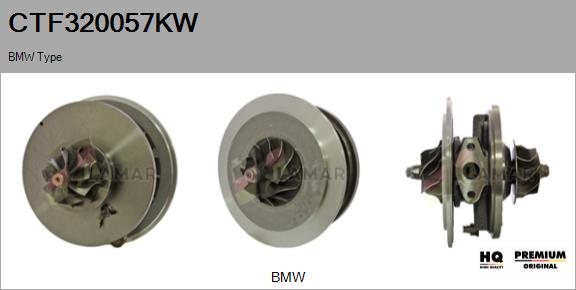 Core assembly, turbocharger (CTF320057KW)