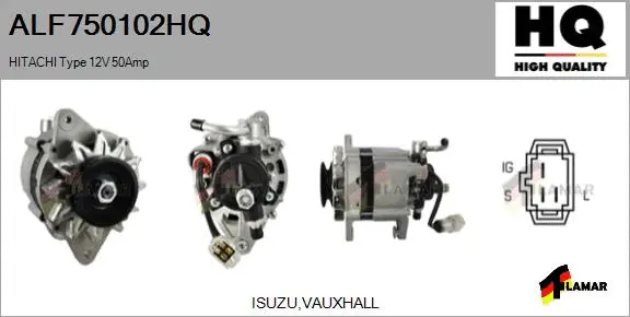 Alternator (ALF750102HQ)