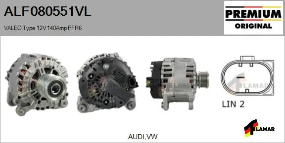 Alternator (ALF080551VL)