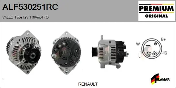Alternator (ALF530251RC)