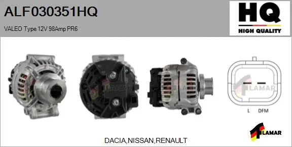 Alternator (ALF030351HQ)