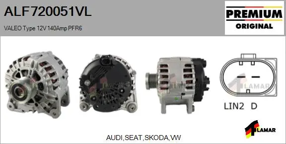 Alternator (ALF720051VL)