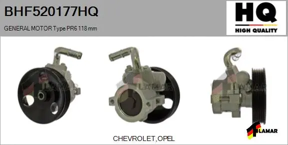 Hydraulic Pump, steering (BHF520177HQ)