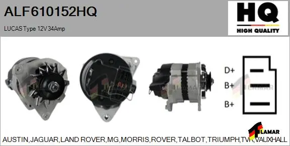 Alternator (ALF610152HQ)