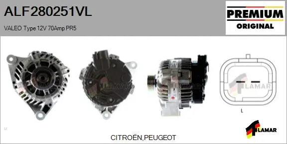 Alternator (ALF280251VL)