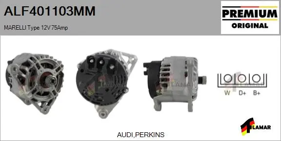 Alternator (ALF401103MM)