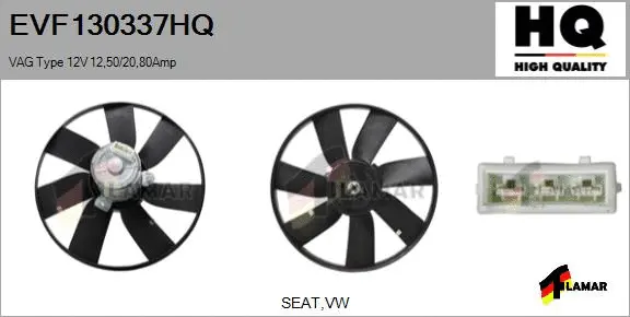 Fan, engine cooling (EVF130337HQ)