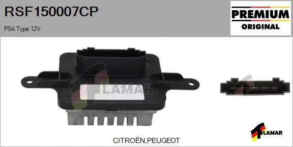 Resistor, interior blower (RSF150007CP)