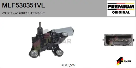 Wiper Motor (MLF530351VL)