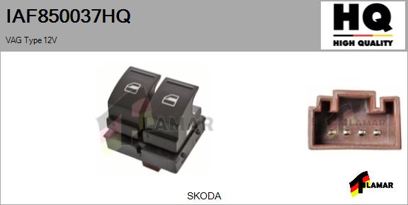 Switch, window regulator (IAF850037HQ)