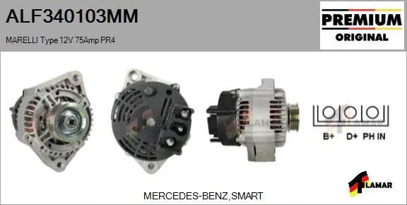 Alternator (ALF340103MM)