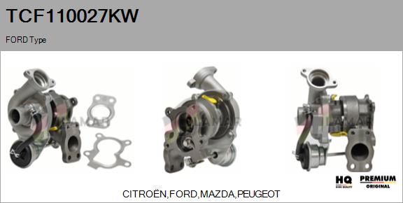 Charger, charging (supercharged/turbocharged) (TCF110027KW)