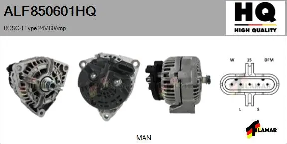 Alternator (ALF850601HQ)