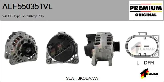 Alternator (ALF550351VL)