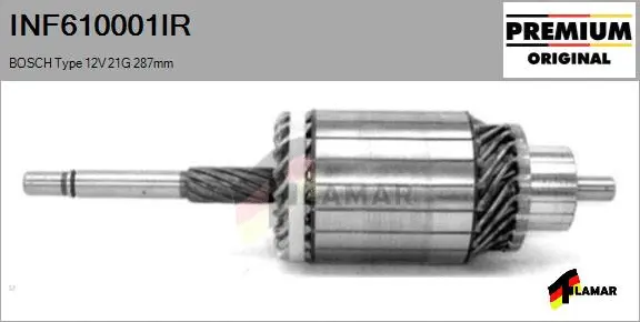 Armature, starter (INF610001IR)