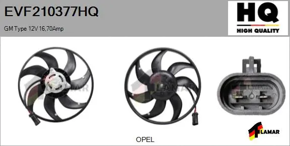 Fan, engine cooling (EVF210377HQ)