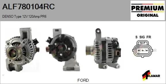 Alternator (ALF780104RC)