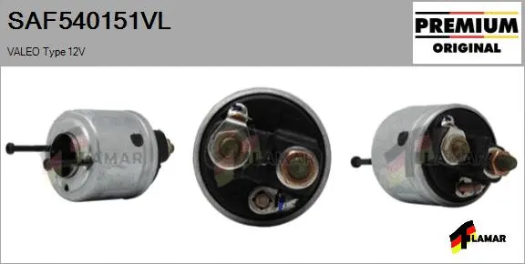 Solenoid Switch, starter (SAF540151VL)
