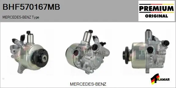 Hydraulic Pump, steering (BHF570167MB)