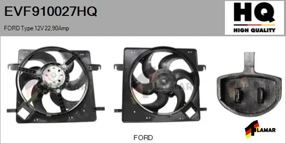 Electric Motor, radiator fan (EVF910027HQ)