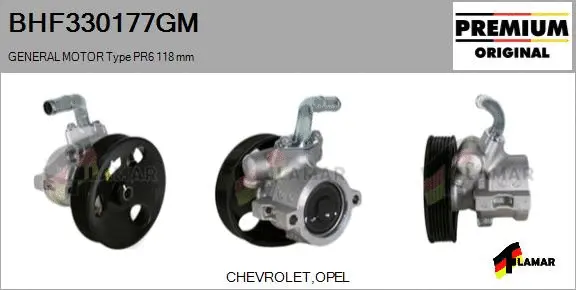 Hydraulic Pump, steering (BHF330177GM)