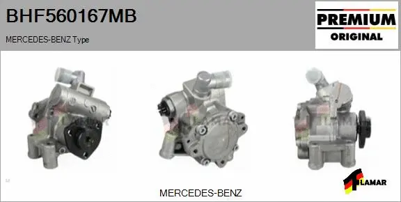 Hydraulic Pump, steering (BHF560167MB)