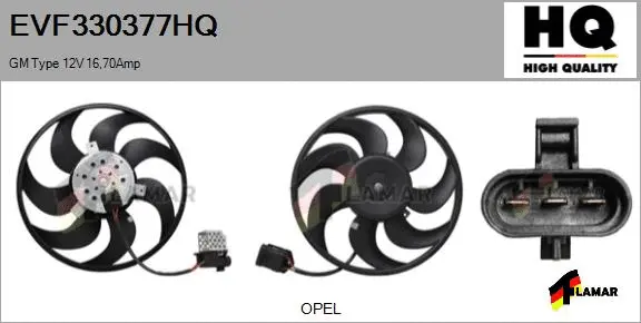 Fan, engine cooling (EVF330377HQ)