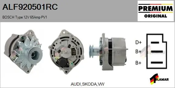 Alternator (ALF920501RC)