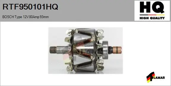 Rotor, alternator (RTF950101HQ)