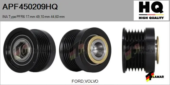 Belt Pulley, alternator (APF450209HQ)