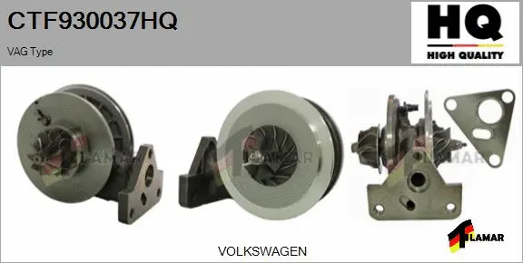 Core assembly, turbocharger (CTF930037HQ)