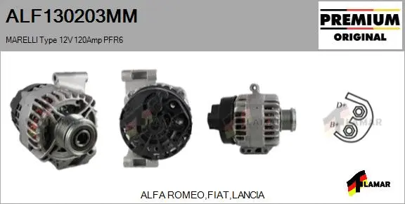 Alternator (ALF130203MM)