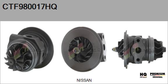 Core assembly, turbocharger (CTF980017HQ)