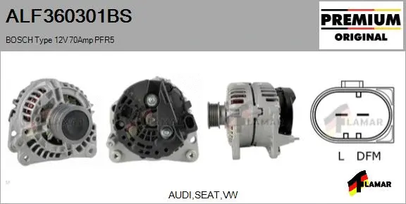 Alternator (ALF360301BS)