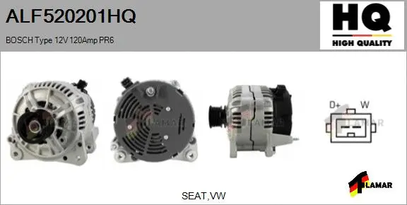 Alternator (ALF520201HQ)