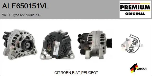Alternator (ALF650151VL)